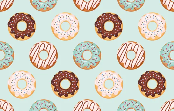 Background, Texture, Donuts
