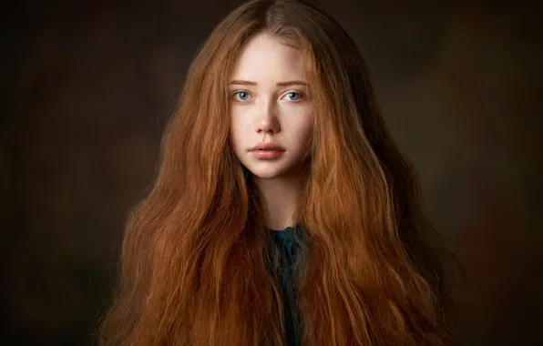 Portrait, girl, redhead, Alexander Vinogradov