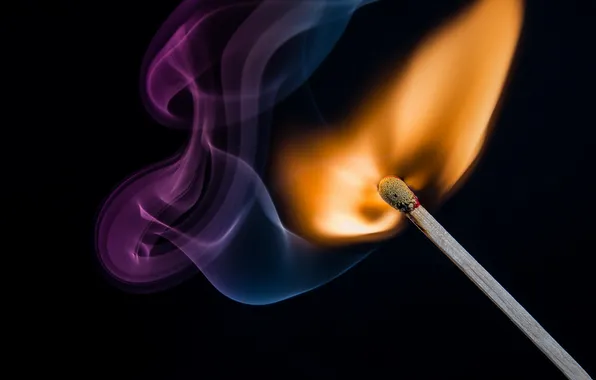 Macro, lights, matches