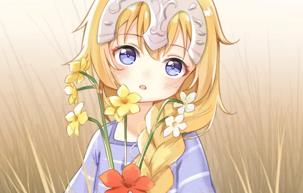 Girl, smile, girl, Fate/Apocrypha, Fate - Apocrypha, Joan of Arc, Fate Apocrypha