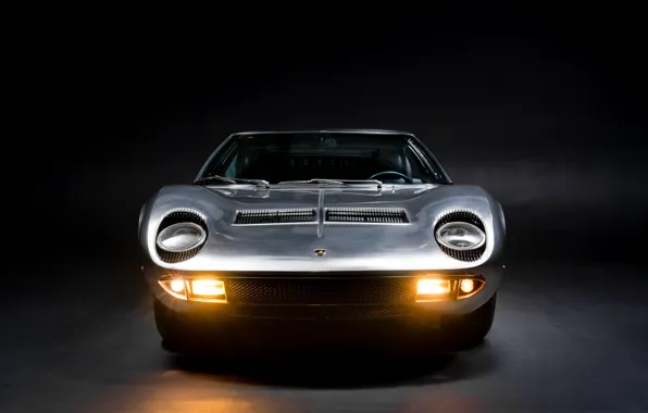 Picture Lamborghini, 1971, front, Miura, Lamborghini Miura P400 S