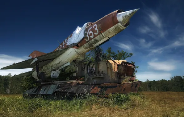 Picture weapons, the plane, MIG 21