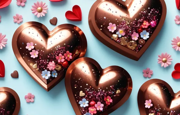 Love, flowers, holiday, heart, heart, hearts, heart, Valentine's Day