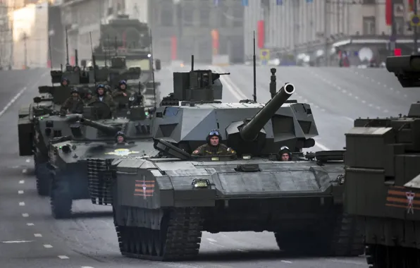 Russia, army, tank, armored, Russian, military vehicle, armored vehicle, T-14 "Armata"