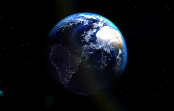 Stars, Planet, Space, Earth, Blue, Life, Space, Earth