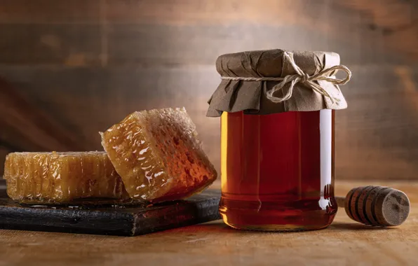 Paper, Board, cell, honey, spoon, Bank