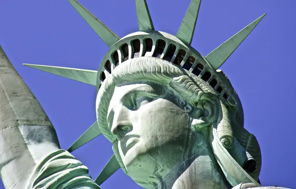 Picture New York, crown, USA, the statue of liberty