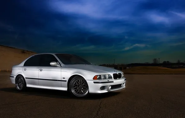 Picture road, machine, BMW, BMW, 2002, E39