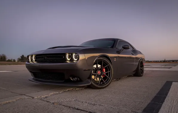 Dodge, Challenger, Black, 430, Satin, 20, V-FE