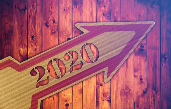 Board, arrow, 2020