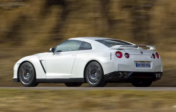 Autumn, mountains, Japan, speed, R35, Nissan GTR, egoist