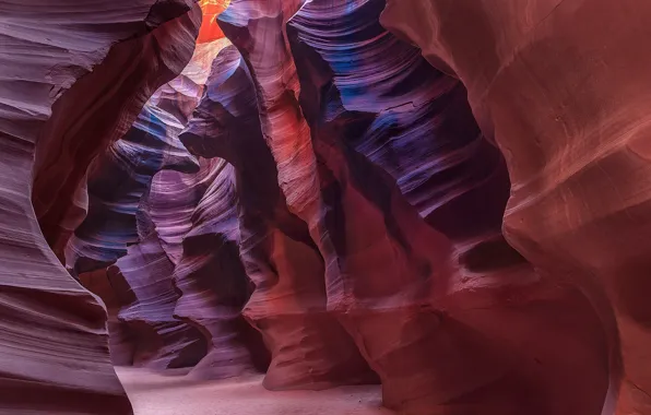 Mountains, red, canyon, Utah, USA, relief