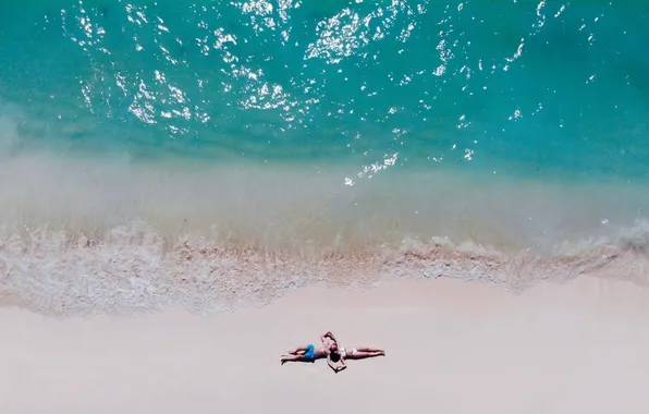 Summer, water, clear water, mood, the ocean, stay, wave, Paradise
