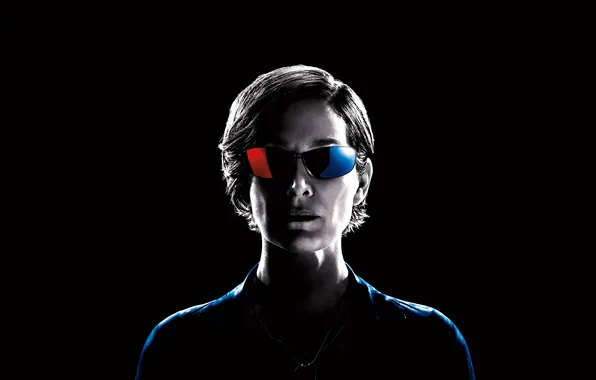 Picture short hair, women, black background, actress, The Matrix, Trinity, movies, Carrie-Anne Moss