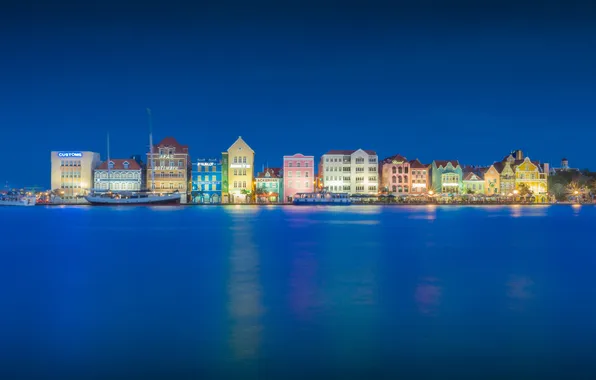 The city, Blue Hour, Willemstad