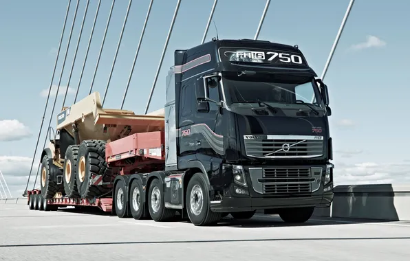 Picture Volvo, Truck, Volvo, 750, Truck, Tractor, FH16, Dump truck