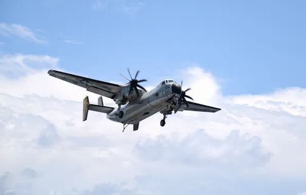 Tactical, deck, Grumman, transport aircraft, C-2A