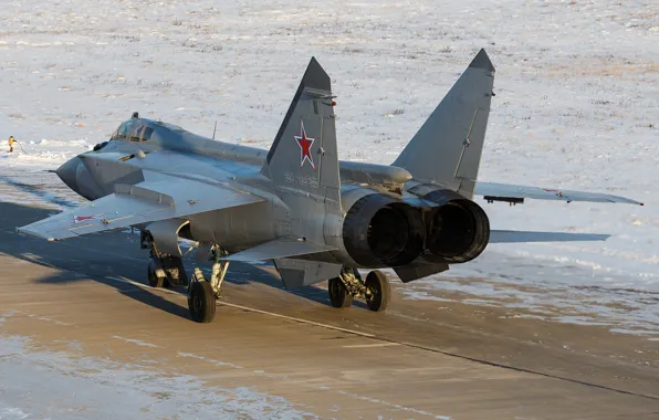 Picture fighter, double, interceptor, The MiG-31