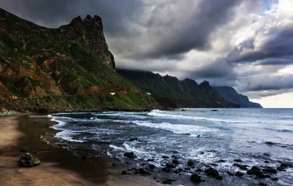 Picture sea, rocks, shore