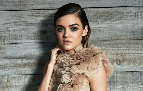 Look, girl, face, portrait, makeup, Lucy Hale
