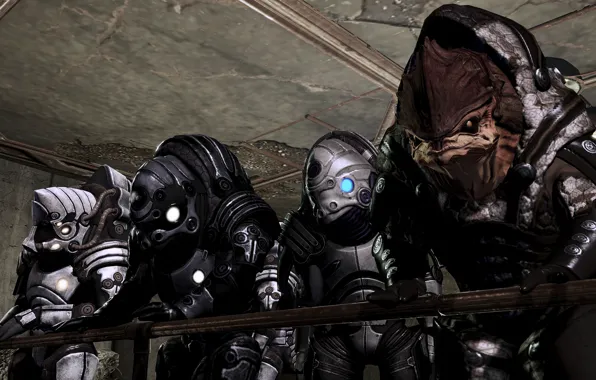 War, mass effect, Grogan