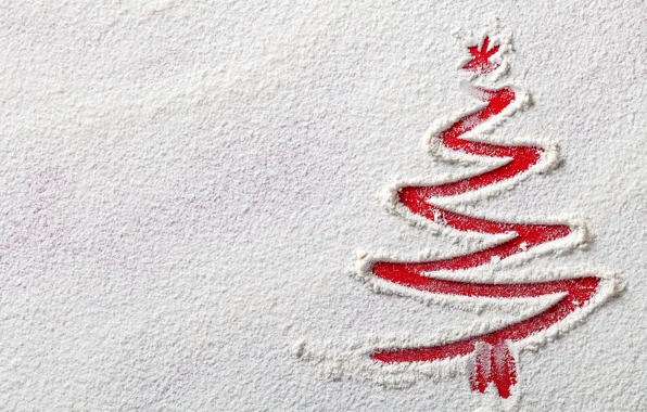 Snow, tree, New Year, Christmas, Christmas, snow, New Year, Merry Christmas