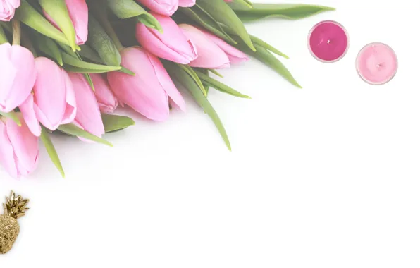 Picture bouquet, tulips, rezvyi