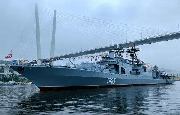Frigate, Marshal Shaposhnikov, after the upgrade