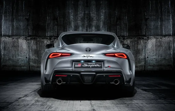 Toyota, rear view, Supra, 2019, Toyota GR Above, GR Above, A90