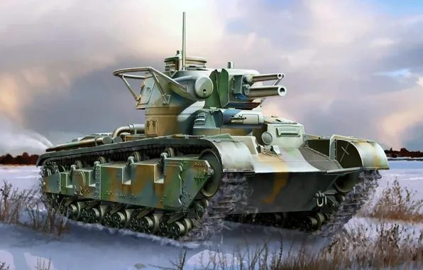 Figure, art, Panzerkampfwagen, New vehicle, Rheinmetall, experienced German medium tank, Nb.Fz., machine new construction