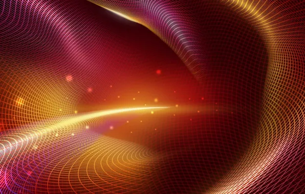 Light, mesh, ray, Blik, space