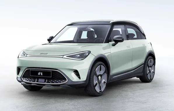 Front view, new, crossover, electric, Smart #1