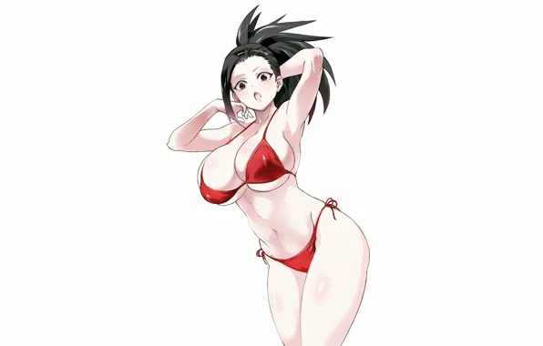 Girl, sexy, cleavage, long hair, boobs, anime, beautiful, pretty