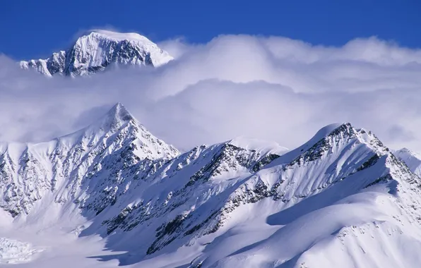 Picture Alaska, cloud, mountain, snow