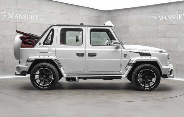 Mercedes, SUV, Mercedes, convertible, side view, AMG, Mansory, SUV