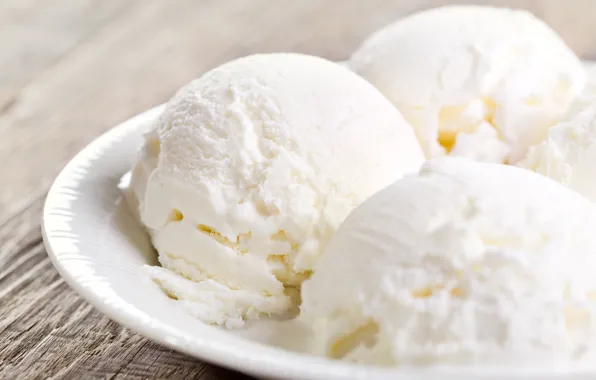 The sweetness, ice cream, vanilla