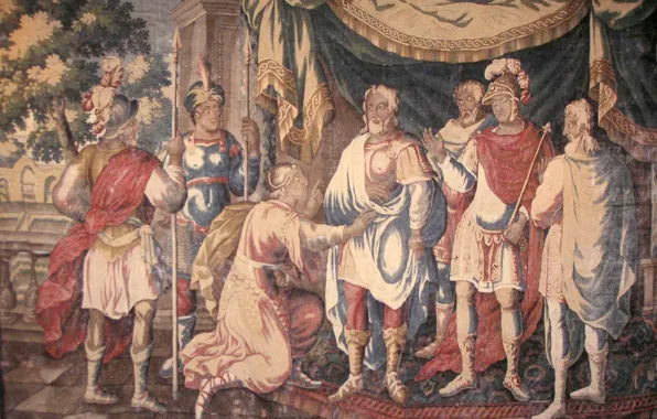 Claude, Joan of Arc in Chinon at the meeting with the Dauphin Charle, Vinon