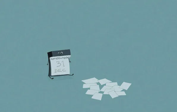 Leaves, calendar, 31 Dec, VLADSTUDIO