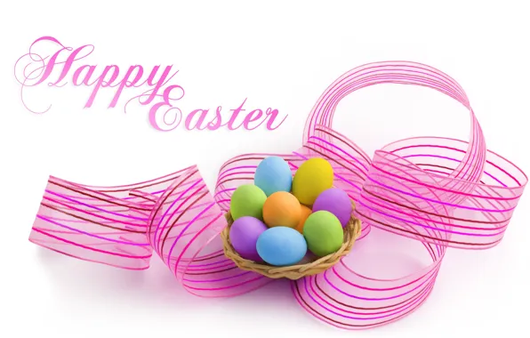 Easter, tape, pink, spring, Easter, eggs, decoration, Happy