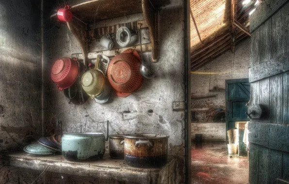 Background, kitchen, dishes