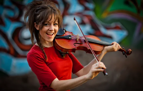 Girl, violin, violin, Lindsey Stirling, Lindsey Stirling, violinist