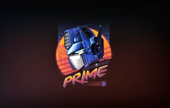 Picture Robot, 80s, Neon, Transformers, Optimus Prime, Optimus Prime, Transformer, Prime
