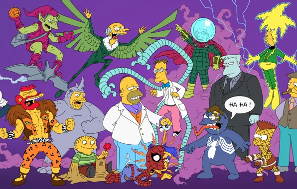 Picture The simpsons, Simpsons, Superheroes, The Simpsons, Spider-Man, Spider-Man, Superheroes