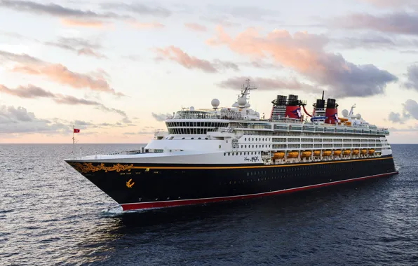 Sea, Liner, The ship, Disney, Magic, Passenger, Tank, Passenger liner