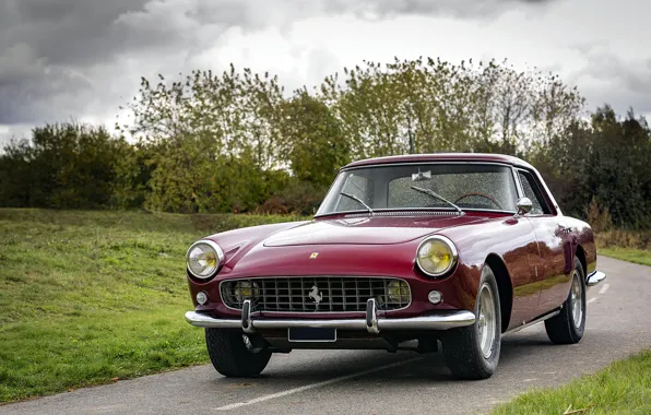 Auto, summer, retro, rain, Ferrari, rain, Coupe, 250 GT