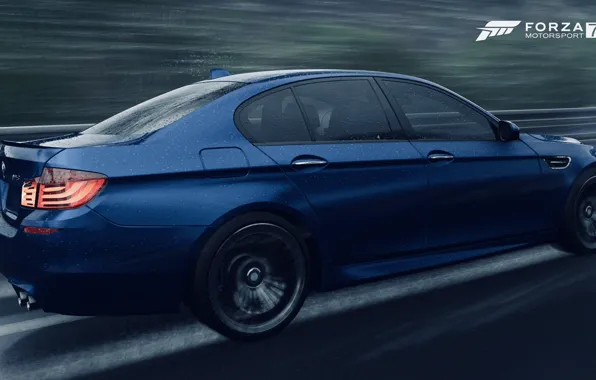 HDR, BMW, Speed, Rain, Game, F10, 5, FM7