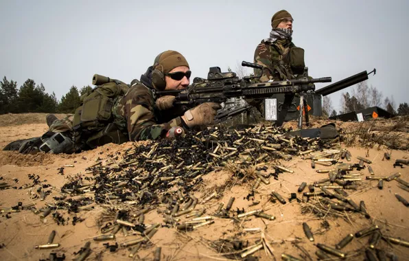 Picture weapons, soldiers, Latvian Special Forces