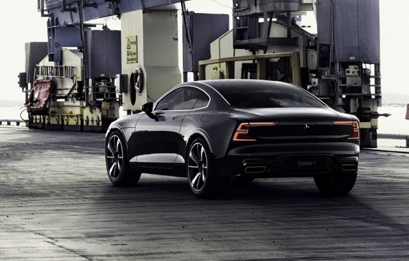 Machine, auto, black, Volvo, car, Hybrid, hybrid, Volvo