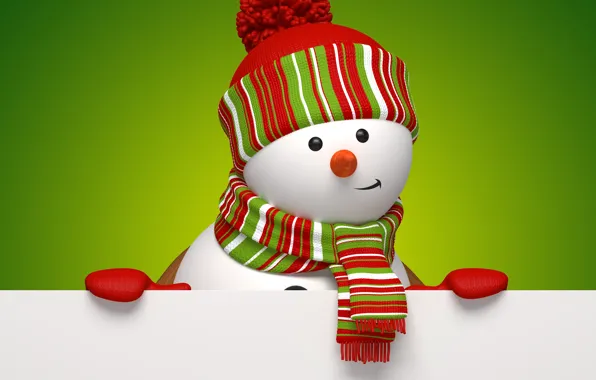 Picture new year, snowman, christmas, new year, cute, snowman, banner