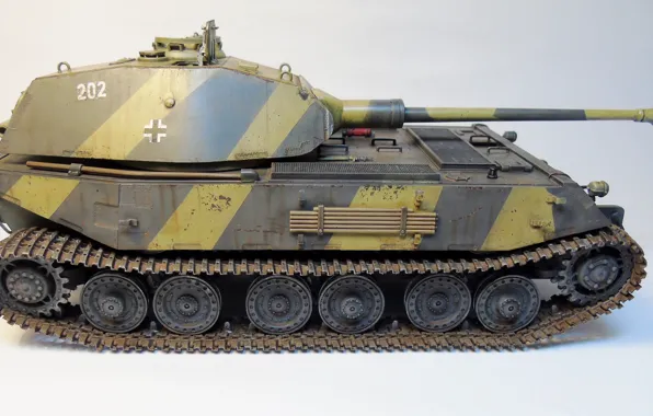 Picture toy, tank, model, heavy, The second world war, in the years, VK 4502, developed